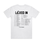 Locked In Tour Tee White